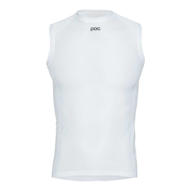 Vestă ciclism POC Essential Sleeveless Layer - Hydrogen White