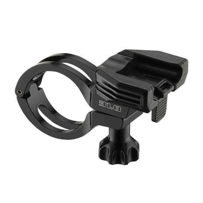 Suport ghidon lumini Lezyne 31.8mm Handle Bar Mount AL - negru