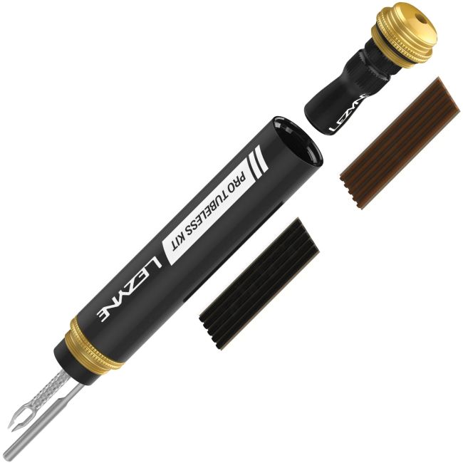 Kit reparație tubeless Lezyne Pro Tubeless Kit Loaded - Negru