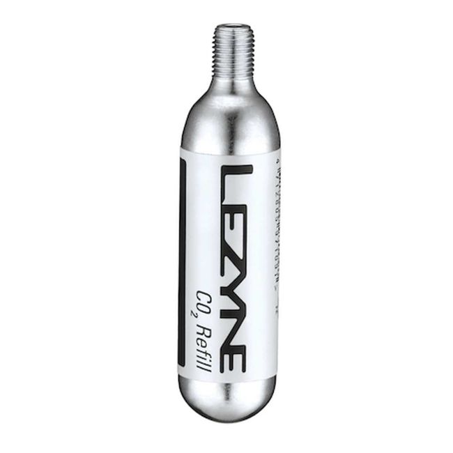 Cartușe CO2 Lezyne 16g - pachet 5 bucăți - argintiu