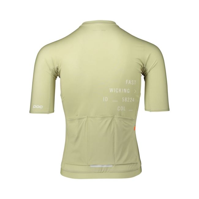 Tricou ciclism șosea POC Pristine Print Jersey - Prehnite Green