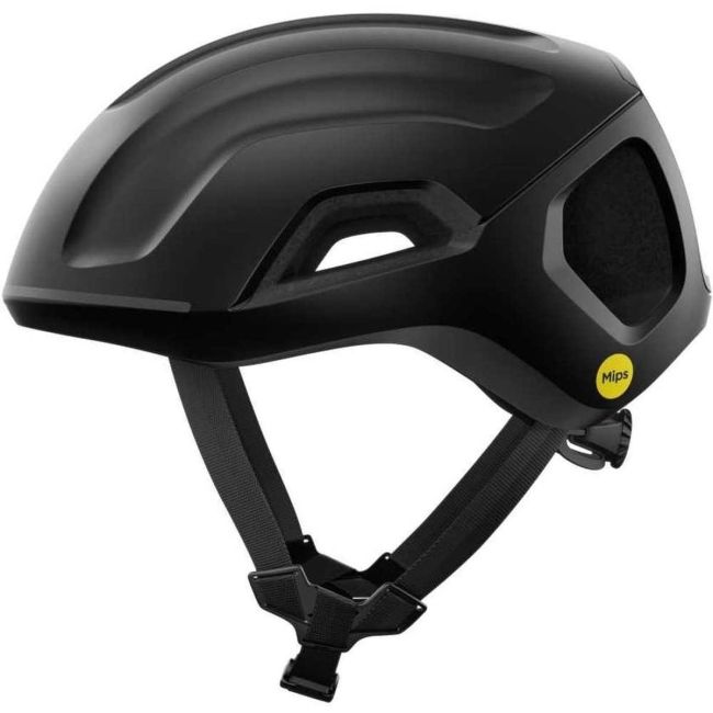 Cască ciclism șosea POC Ventral Tempus MIPS - Uranium Black Matt