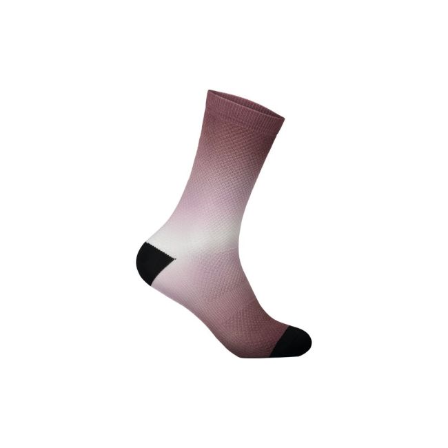 Șosete ciclism POC Essential Print Sock Long - Gradient Garnet Red