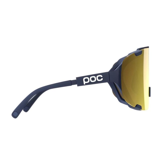 Ochelari ciclism POC Devour - Apatite Navy/Clarity Road/Partly Sunny Gold