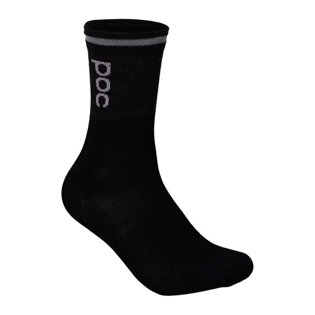 Șosete ciclism POC Thermal Sock - Sylvanite Grey / Uranium Black