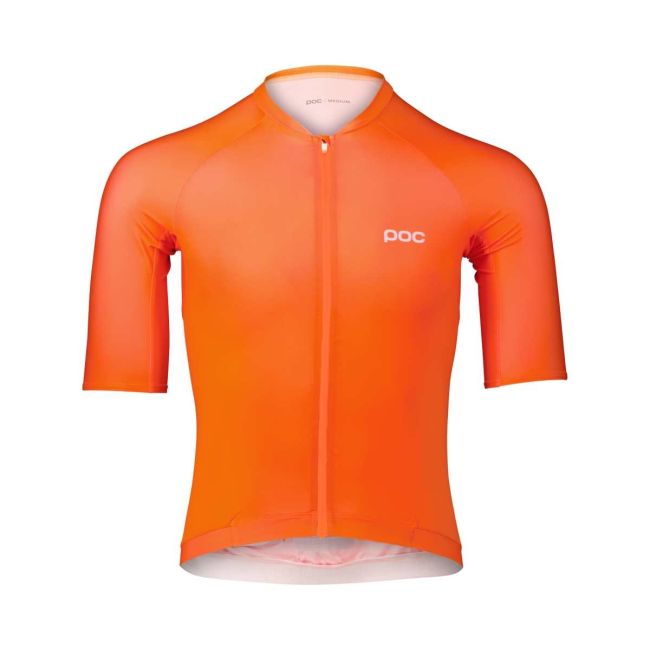 Tricou ciclism șosea POC Pristine Jersey - Zink Orange