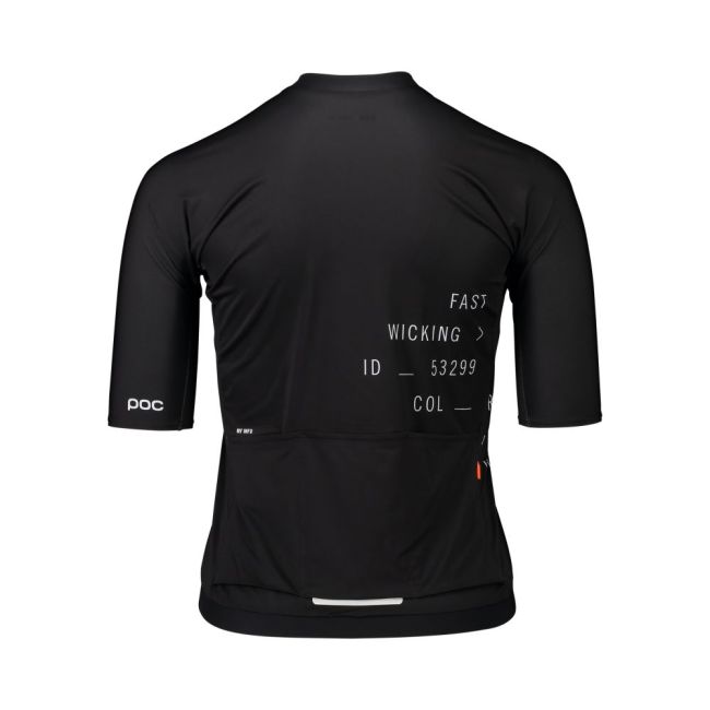 Tricou ciclism șosea POC Pristine Print Jersey W - Uranium Black
