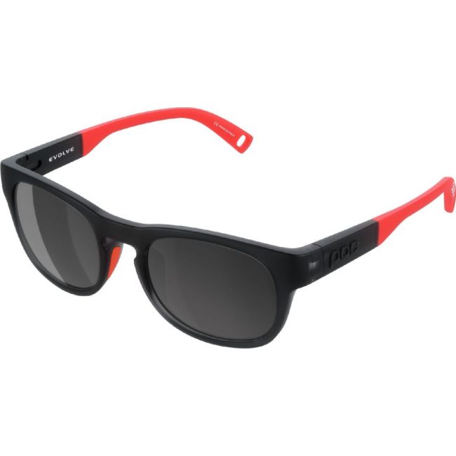 Ochelari de soare POC Evolve EQG - Uranium Black/Fluorescent Orange