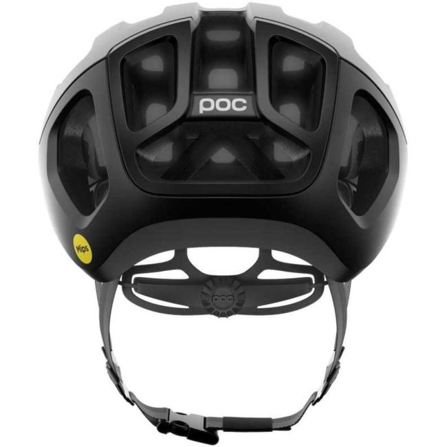 Cască ciclism șosea POC Ventral Tempus MIPS - Uranium Black Matt