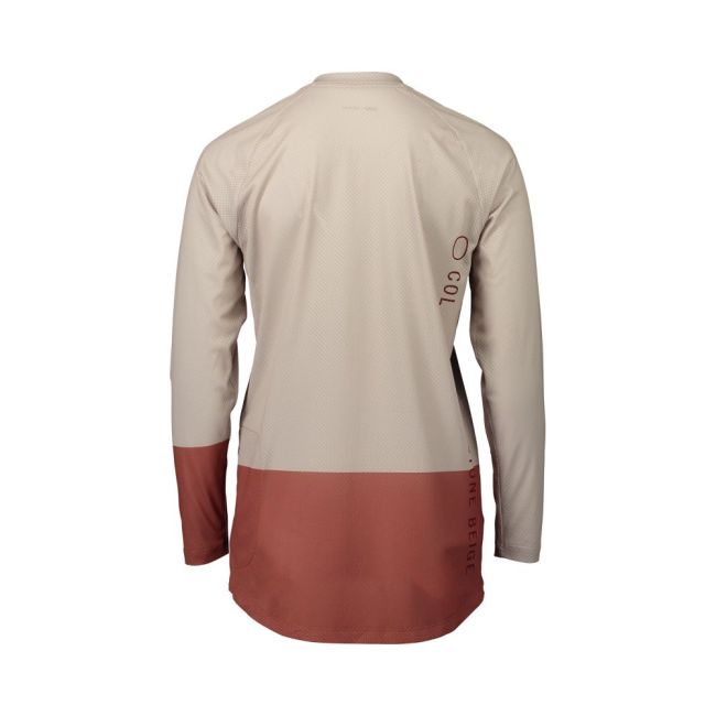 Tricou ciclism MTB POC MTB Pure LS Jersey W - Light Sandstone Beige/Himalayan Salt