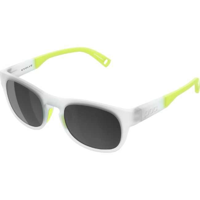 Ochelari de soare POC Evolve EQG - Transparant Crystal/Fluorescent Limegreen