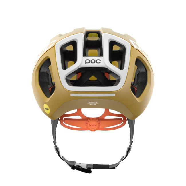 Cască ciclism șosea POC Ventral Tempus MIPS - Cerussite Kashima Metallic / Matt