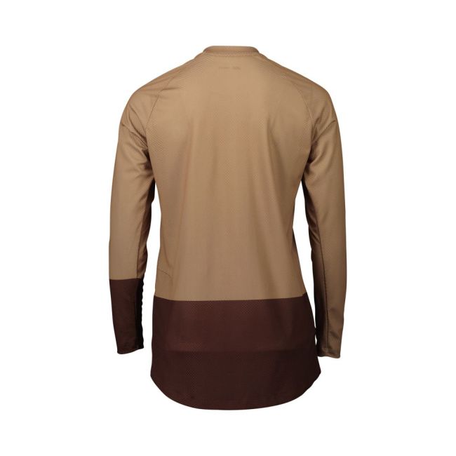 Tricou ciclism MTB POC MTB Pure LS Jersey W - Jasper Brown/Axinite Brown