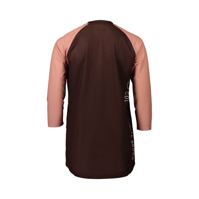 Tricou ciclism MTB POC MTB Pure 3/4 Jersey W - Axinite Brown/Rock Salt