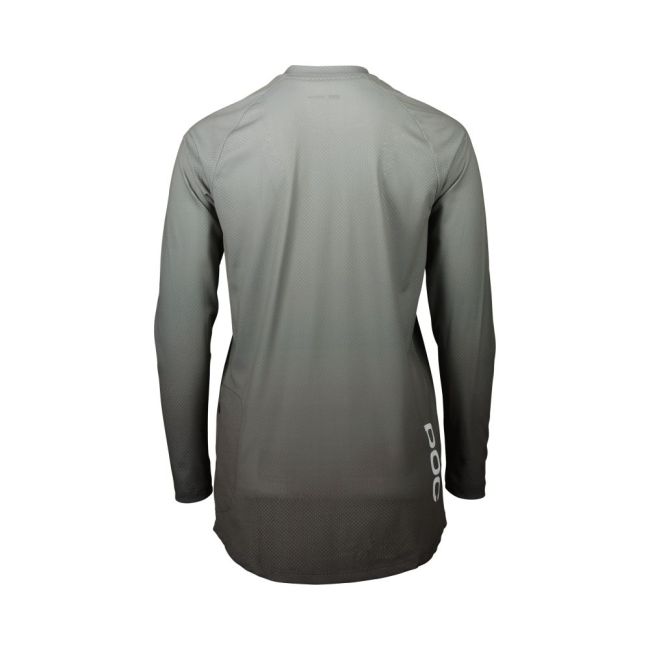 Tricou ciclism MTB POC Essential MTB Lite LS Jersey W - Gradient Sylvanite Grey