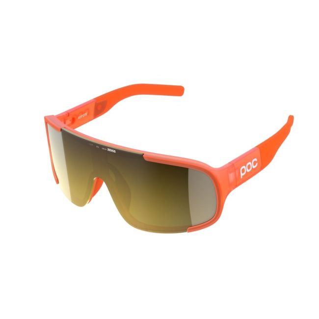 Ochelari ciclism POC Aspire WF - Fluo. Orange Translucent/Clarity Road/Partly Sunny Gold