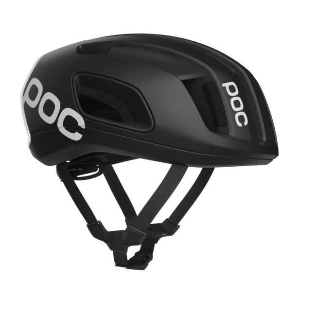 Cască ciclism șosea POC Cytal - Uranium Black Matt/Hydrogen White w. Logo