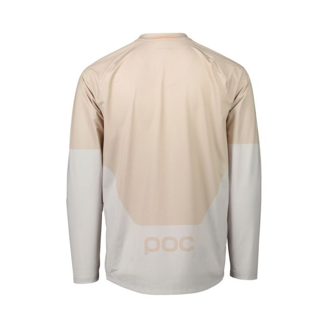 Tricou ciclism MTB POC Essential MTB LS Jersey - Light Sandstone Beige