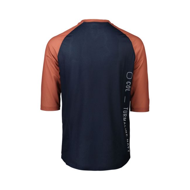 Tricou ciclism MTB POC MTB Pure 3/4 Jersey - Turmaline Navy/Himalayan Salt