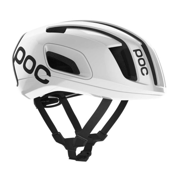 Cască ciclism șosea POC Cytal - Hydrogen White/Uranium Black Matt w. Logo