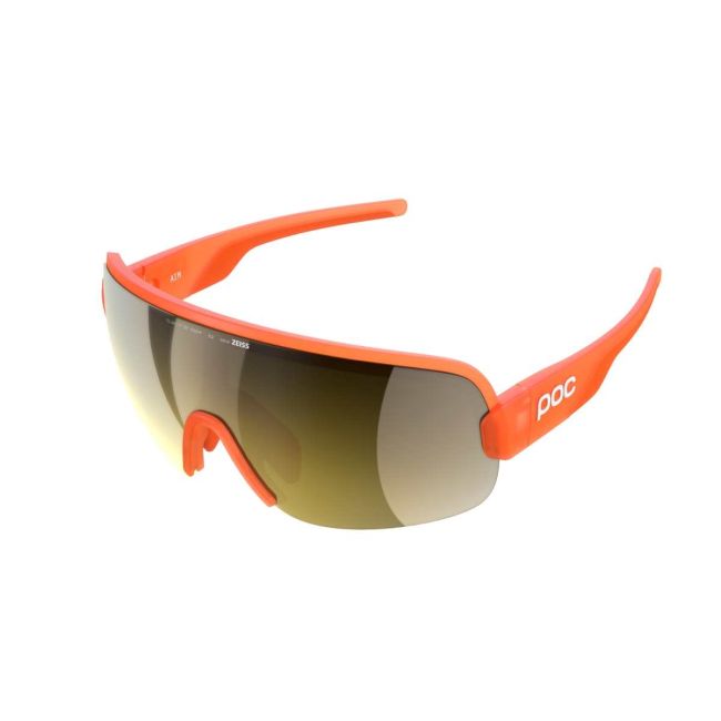 Ochelari ciclism POC Aim - Fluo. Orange Translucent/Clarity Road/Partly Sunny Gold