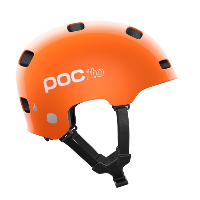 Cască copii POC POCito Crane MIPS - Fluorescent Orange