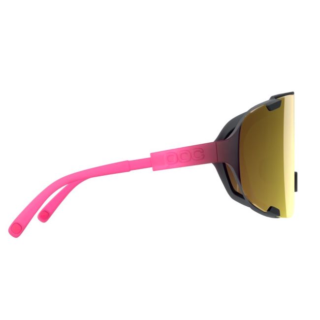Ochelari ciclism POC Devour VGM - Fluorescent Pink/Uranium Black Translucent