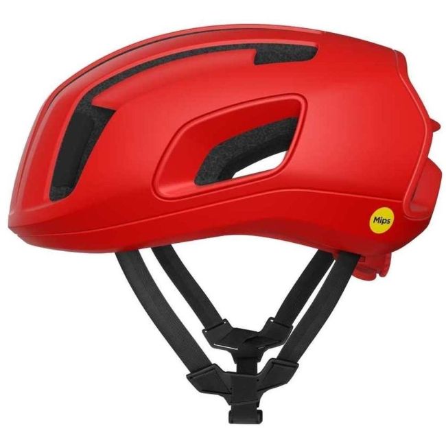 Cască ciclism șosea POC Cytal - Prismane Red Matt