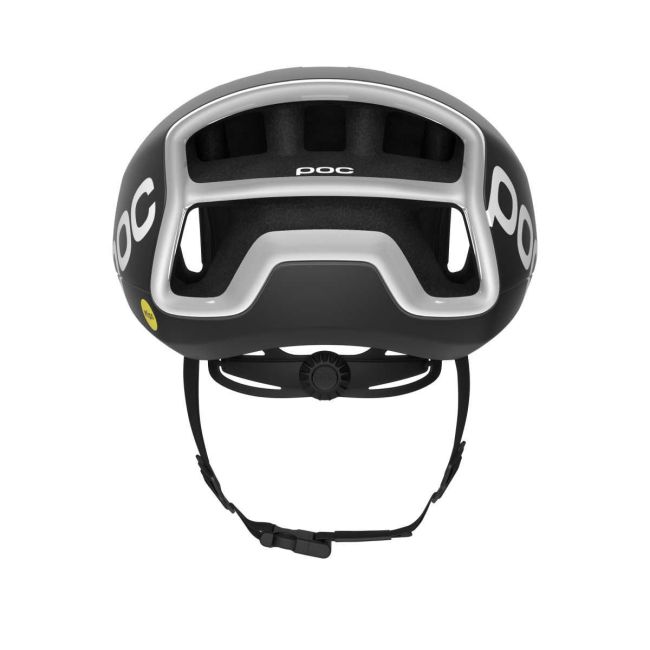 Cască ciclism șosea POC Cytal - Uranium Black Matt/Hydrogen White w. Logo