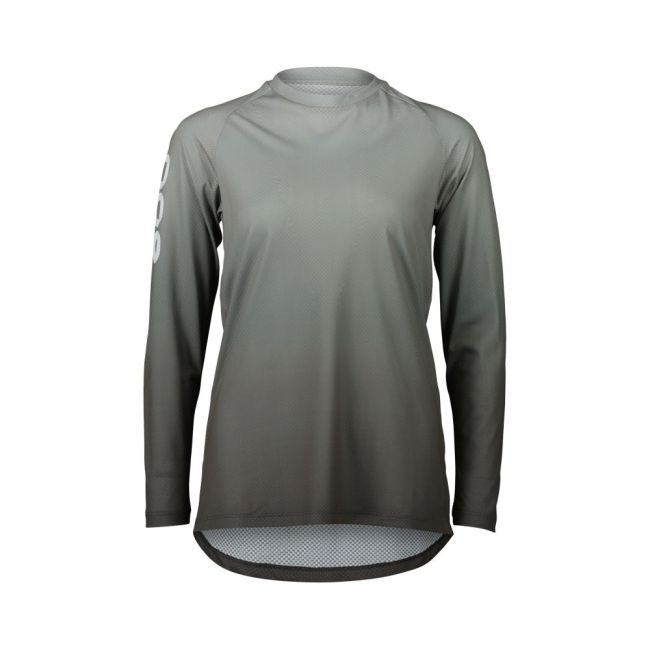 Tricou ciclism MTB POC Essential MTB Lite LS Jersey W - Gradient Sylvanite Grey