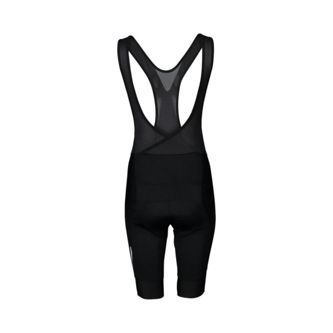 Pantaloni cu bretele cargo ciclism POC Essential Cargo Bib Shorts W - Uranium Black