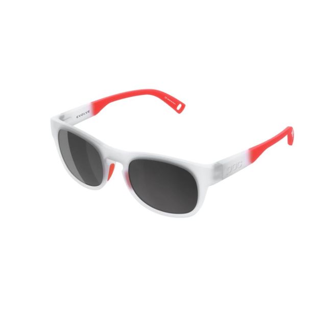 Ochelari de soare POC Evolve - Transparant Crystal/Fluo Orange/Clarity POCito/Sunny Grey