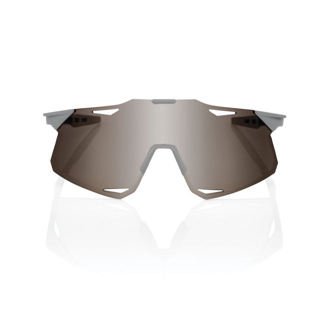 Ochelari ciclism 100% Hypercraft - Matte Stone Grey / HiPER Silver Mirror Lens