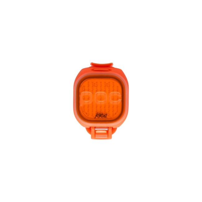 Lumină cască bicicletă POC Knog Mini Helmet Light - Fluorescent Orange