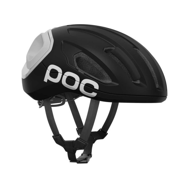 Cască ciclism șosea POC Amidal - Uranium Black Matt/Hydrogen White