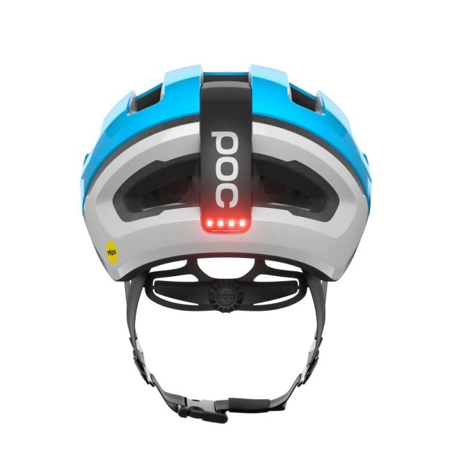 Cască ciclism șosea POC Omne Beacon MIPS - Kyanite Blue/Hydrogen White