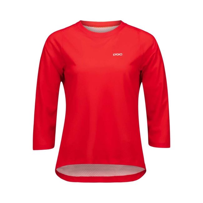 Tricou ciclism MTB POC Motion Air 3/4 Jersey W - Prismane Red