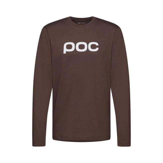 Tricou cu mânecă lungă POC L/S Tee - Bronzite Brown