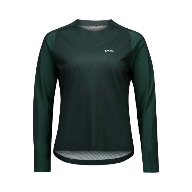 Tricou ciclism MTB POC Motion Air L/S Jersey W - Pargasite Green