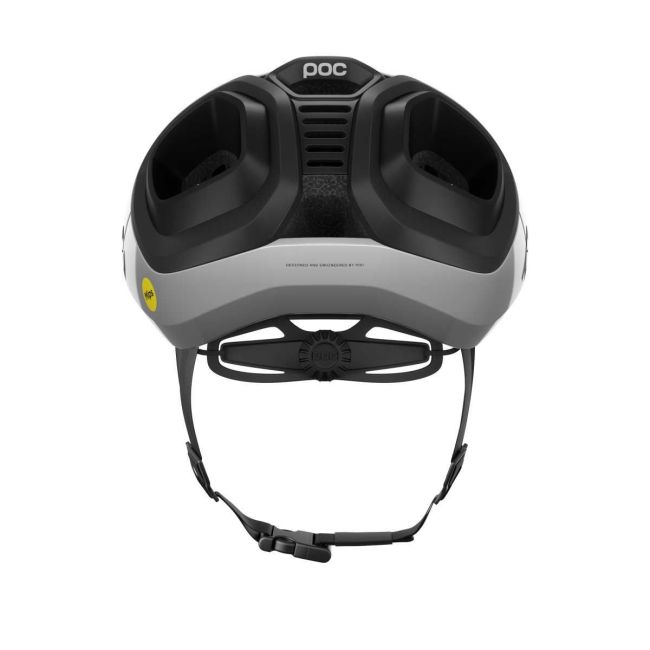 Cască ciclism șosea POC Amidal - Hydrogen White/Uranium Black Matt