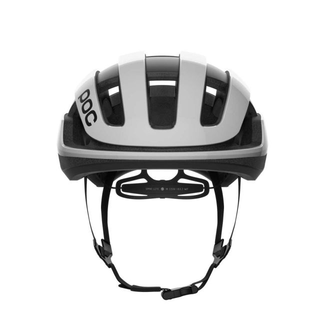Cască ciclism șosea POC Omne Lite WF - Hydrogen White/Uranium Black Matt