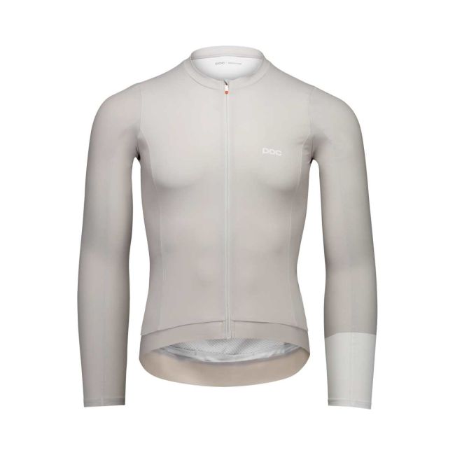 Tricou ciclism cu mânecă lungă POC Cadence L/S Jersey - Granite Grey