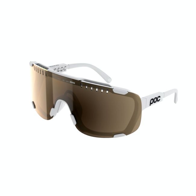 Ochelari ciclism POC Devour Mid - Hydrogen White/Clarity Trail/Partly Sunny Silver