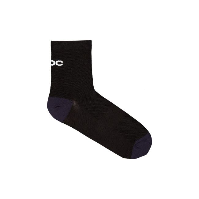 Șosete ciclism șosea POC Cadence Road Air Socks - Uranium Black