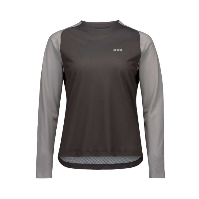 Tricou ciclism MTB POC Motion Air L/S Jersey W - Granite Grey