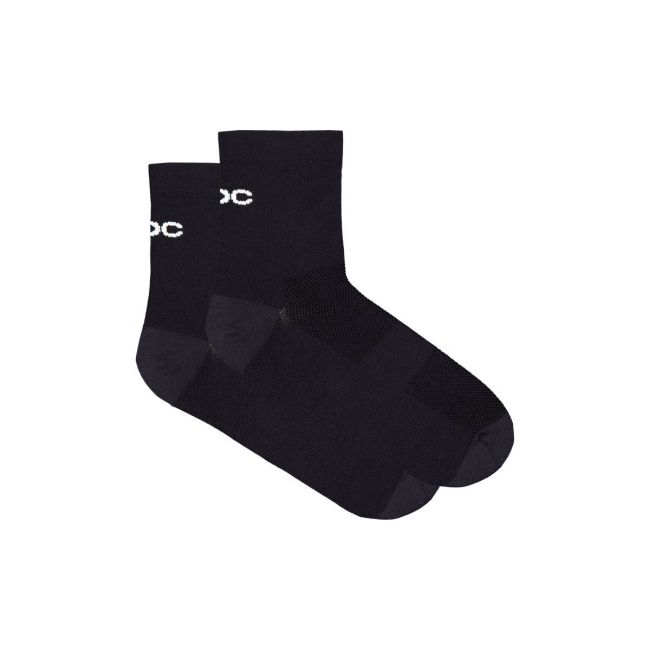 Șosete ciclism șosea scurte POC Cadence Road Short Socks - Uranium Black