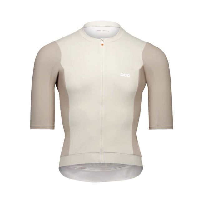 Tricou ciclism șosea POC Cadence Jersey - Okenite Off-White