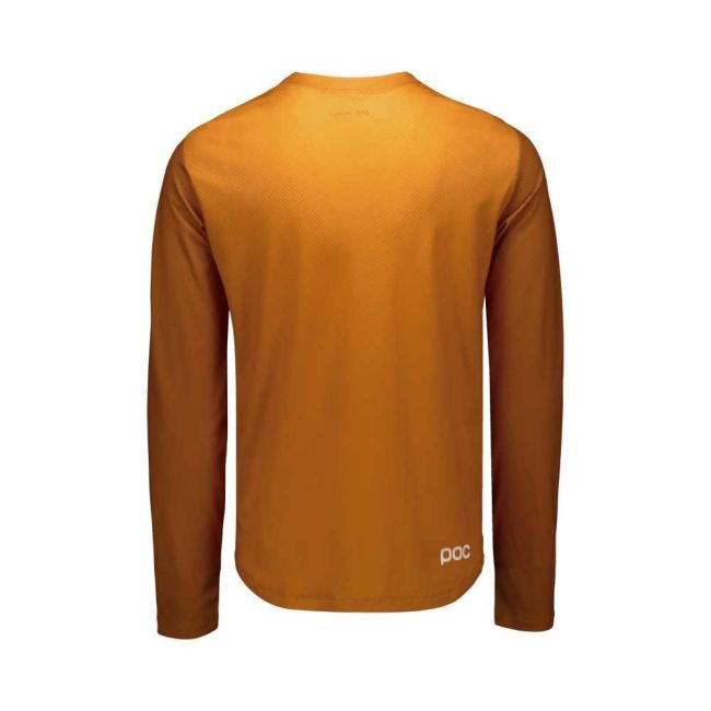 Tricou ciclism MTB POC Motion Air L/S Jersey - Bauxite Brown