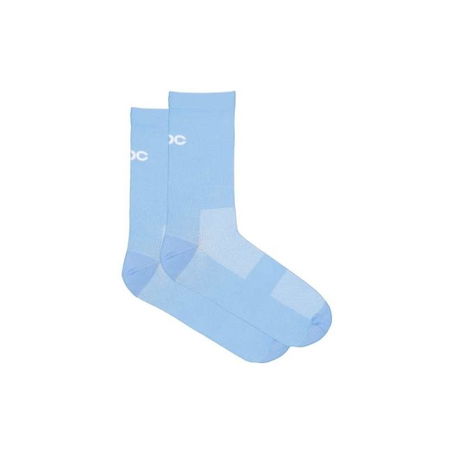 Șosete ciclism șosea POC Cadence Road Socks - Bazzite Blue