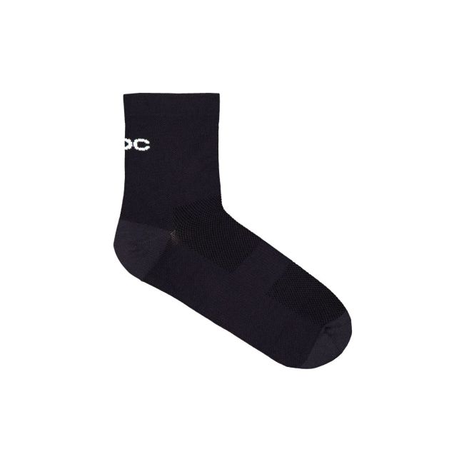 Șosete ciclism șosea scurte POC Cadence Road Short Socks - Uranium Black